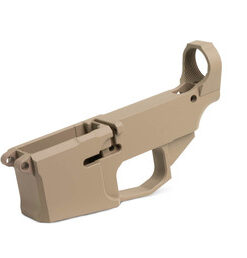 flat dark earth cerakoted billet ar 15 80 lower receiver